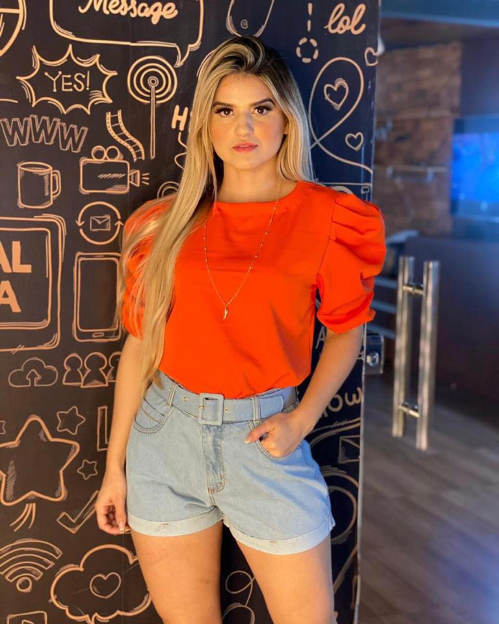 short jeans feminino cintura alta atacado