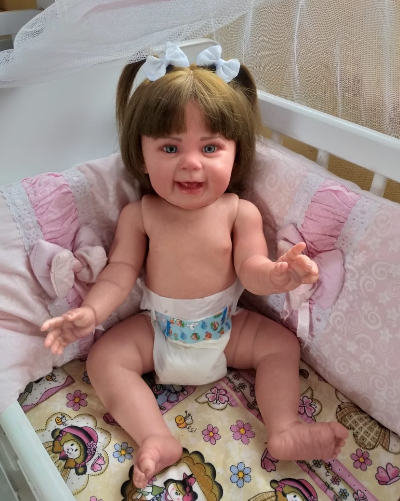 Boneca Bebê Reborn Baby Realista - Presente para criança em Goiânia.