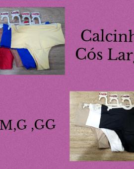 Calcinha Básica Cintura Alta Lisa