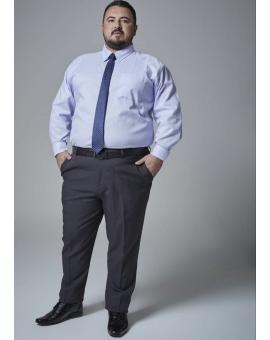 Camisa Masculina Social Manga Longa Plus Size