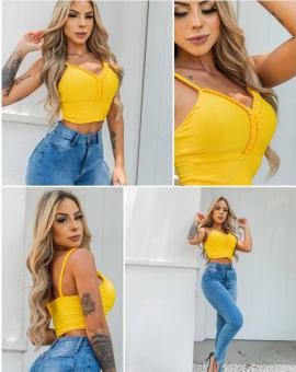 Cropped de Alcinha com Bojo – Várias cores