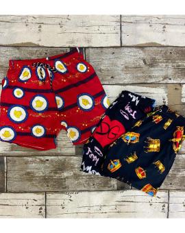 Short Masculino Mauricinho Estampado com Bolso