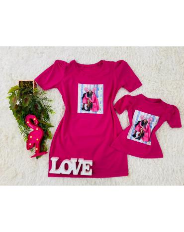 vestido-mae-e-filha-curto-manga-bufante-rosa-pink-atacado-rua-44-goiania 