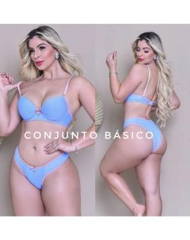Conjunto Lingerie Básico com Bojo