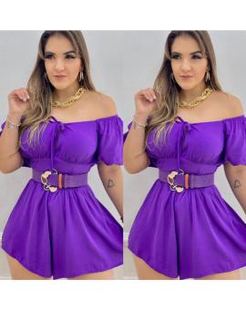 Macaquinho Feminino Curto Soltinho Ciganinha