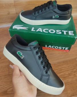 Sapatenis Masculino Casual Modelo Lacoste Preto – Várias Cores