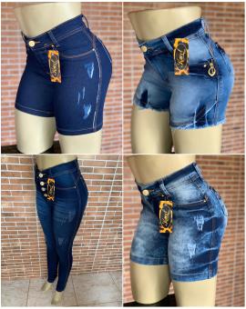 Short Jeans Feminino Barato