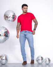 Calça Jeans Masculina Tradicional com Elastano na Rua 44 em Goiânia