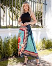 Saia Pareo Estampada Atacado na Rua 44 em Goiânia