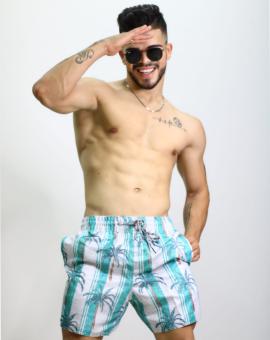 Short Mauricinho Masculino Estampado