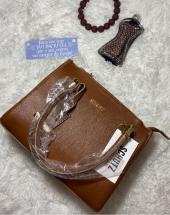 Bolsa Feminina Baú Média Schutz Marrom Atacado na Rua 44 em Goiânia