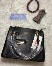 Bolsa Feminina Baú Média Schutz Preta Atacado na Rua 44 em Goiânia