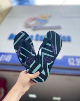 Chinelo Havaianas Correia Grossa Unissex Estampa Geométrica