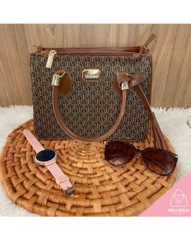 Bolsa Feminina Baú Grande Victor Hugo