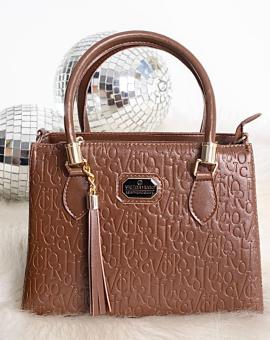 Bolsa Baú Feminina Victor Hugo Marrom