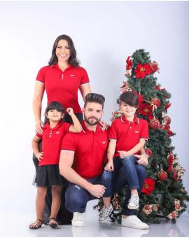 Camisa Gola Polo Kit Família