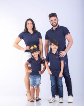 Kit Família Gola Polo 4 Peças