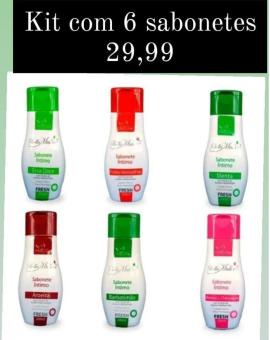 Sabonete Líquido Íntimo Atacado Kit com 6 Unidades