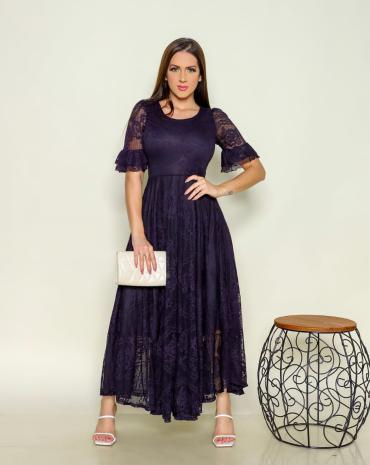vestido-longuete-de-renda-com-manguinha-preto-atacado-rua-44-goiania 