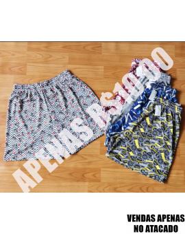 Cueca Samba Canção Masculino Estampado – Atacado