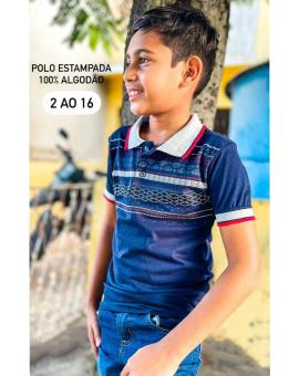 Camiseta Gola Polo Infanto Juvenil