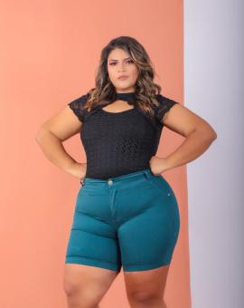 Bermuda Feminina Jeans Plus Size