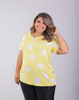Blusa de Poá Plus Size