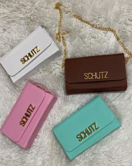 Bolsa Festa Clutch Schutz com Alça de Corrente