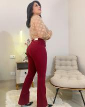 Calça Flare Jeans Cintura Alta na Rua 44 em Goiânia