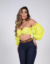 Calça Jeans Feminina Cintura Alta Skinny Escura na Rua 44 em Goiânia