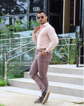 Calça Masculina Esporte Fino Bege