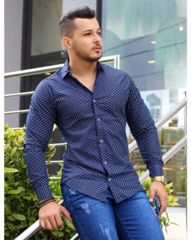 Camisa Social Masculina Slim Fit Estilosa