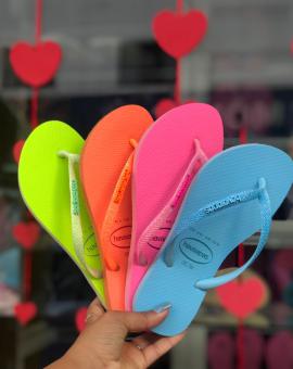 Chinelo Havaianas Slim Neon