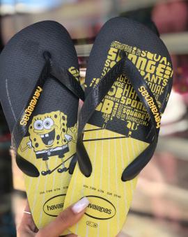 Havaianas Masculina Correia Grossa Bob Esponja