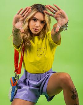 T-Shirts Femininas Estilosas Verde Lima