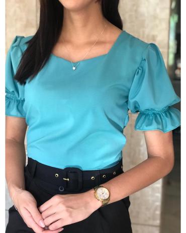 blusa-social-feminina-manga-curta-bufante-atacado-rua-44-goiania 