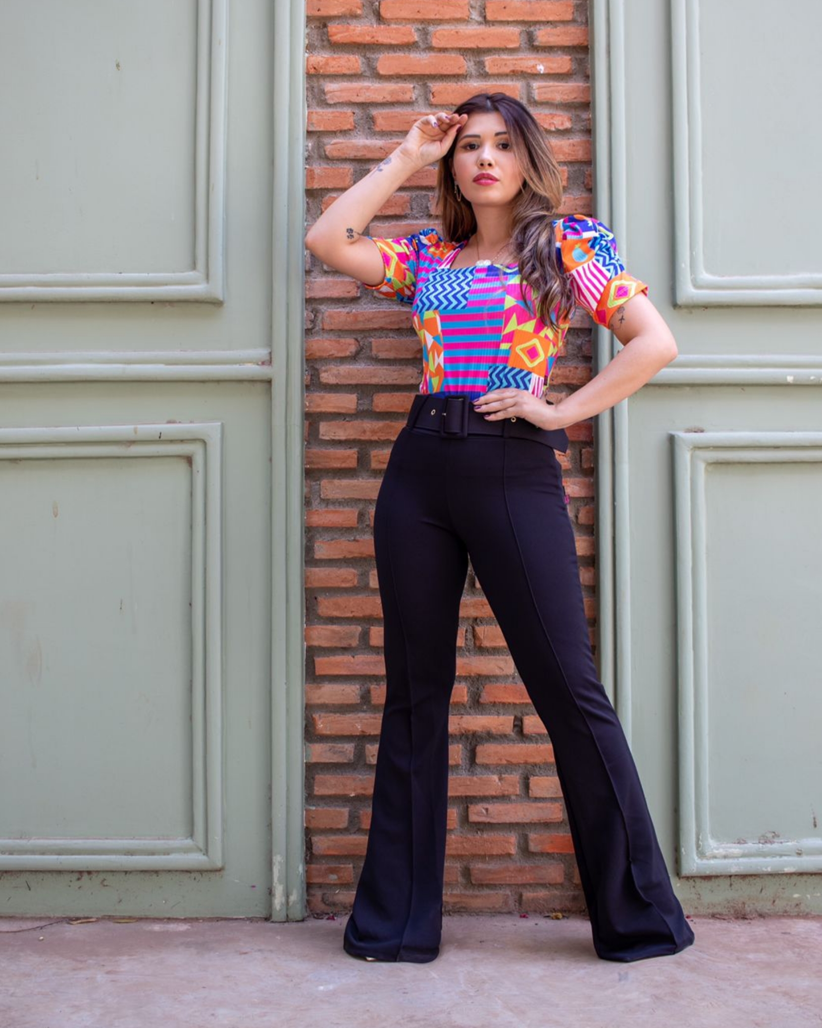Calca Fitness Com Bolso Preta - Fernanda Tavares Store - Moda