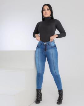 Body Feminino Manga Longa Preto Gola Alta