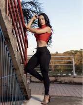 Calça Jeans Preta Feminina Cintura Alta Atacado na Rua 44 em Goiânia