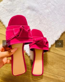 Sandália Rasteira Nozinho Rosa Pink