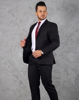 Terno Masculino Slim Preto