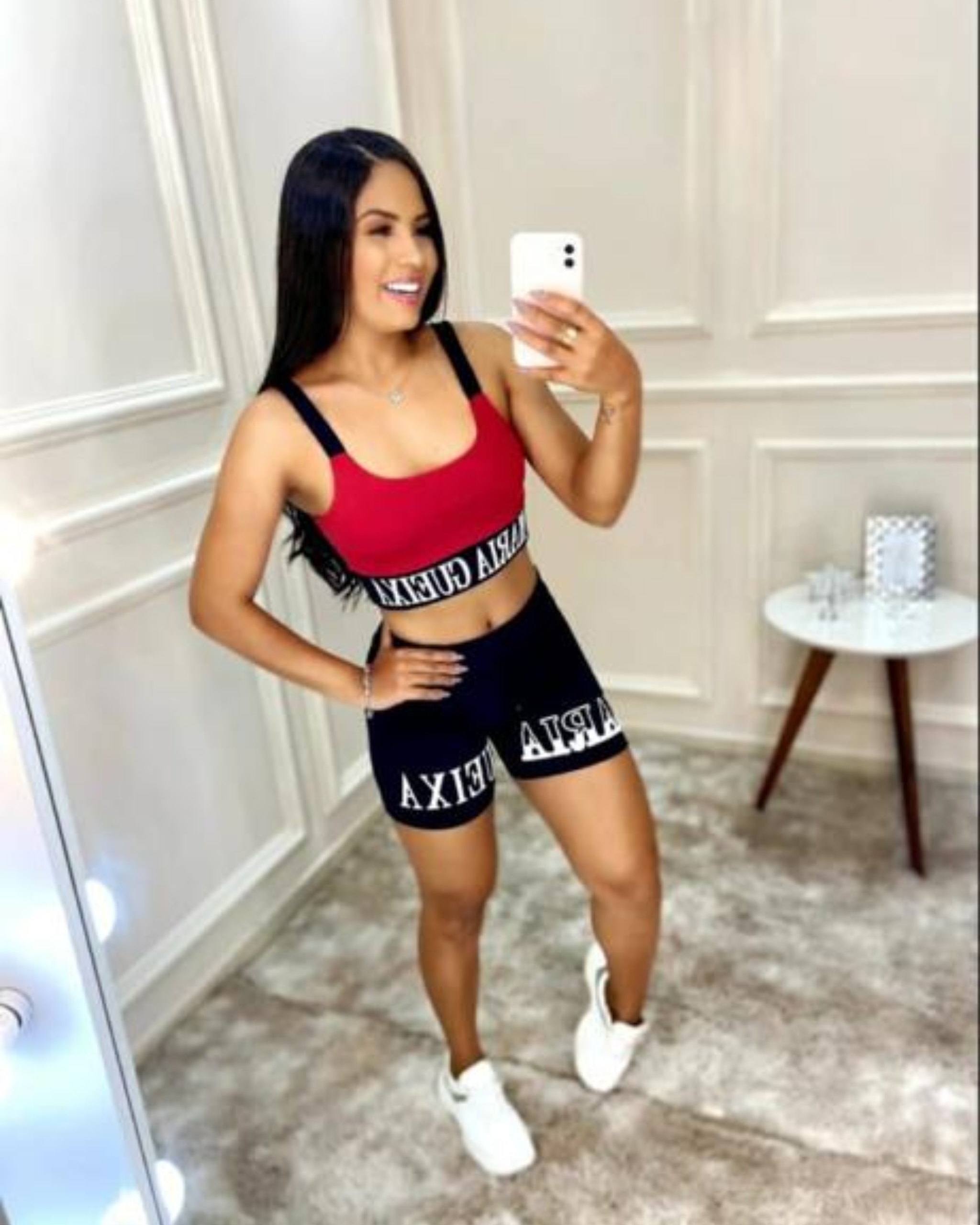 Conjunto Maria Gueixa Fitness Short e Top - Atacado 44 Goiânia.