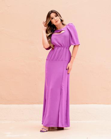 vestido-longo-manga-curta-com-fenda-atacado-rua-44-goiania 