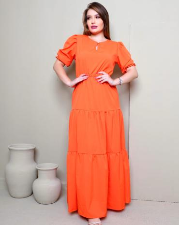 vestido-longo-simples-liso-com-manga-atacado-rua-44-goiania 