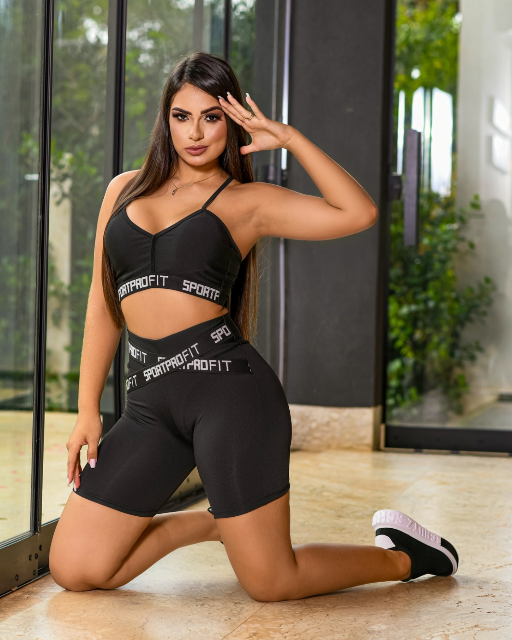 Top Moda Estilo Fitness De Academia Preto - Moda Fitness