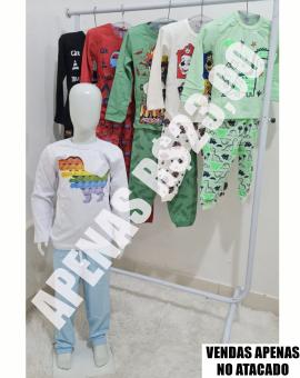 Pijama Infantil Barato Masculino e Feminino – Atacado