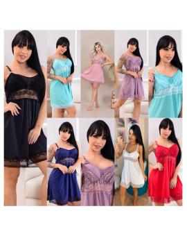 Camisola de Amamentação com Renda