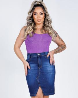 Saia Jeans Evangélica Jovem