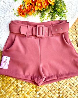 Short Alfaiataria com Cinto Encapado Várias Cores