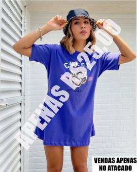 T-Shirt Vestido Estilosa